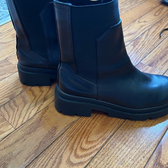 Dolce Vita Shoes - Dolce Vita Black Combat Boots with Chunky Sole